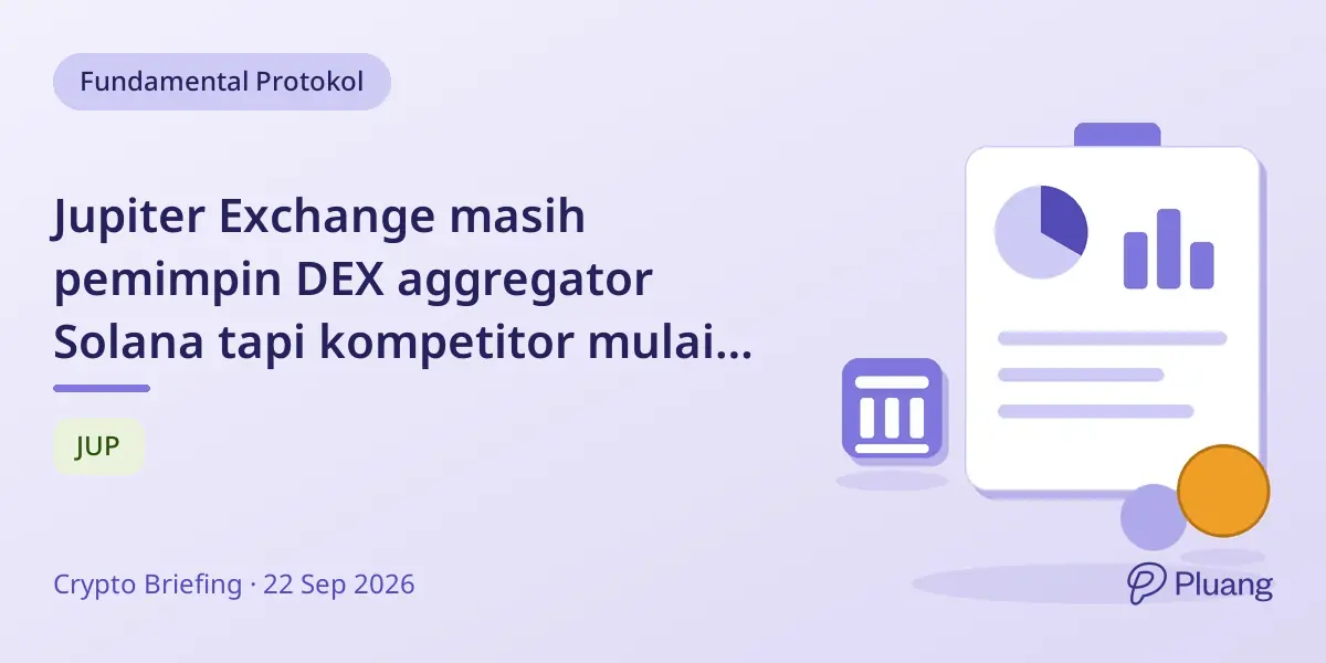 Jupiter Exchange masih pemimpin DEX aggregator Solana tapi kompetitor mulai mengejar.