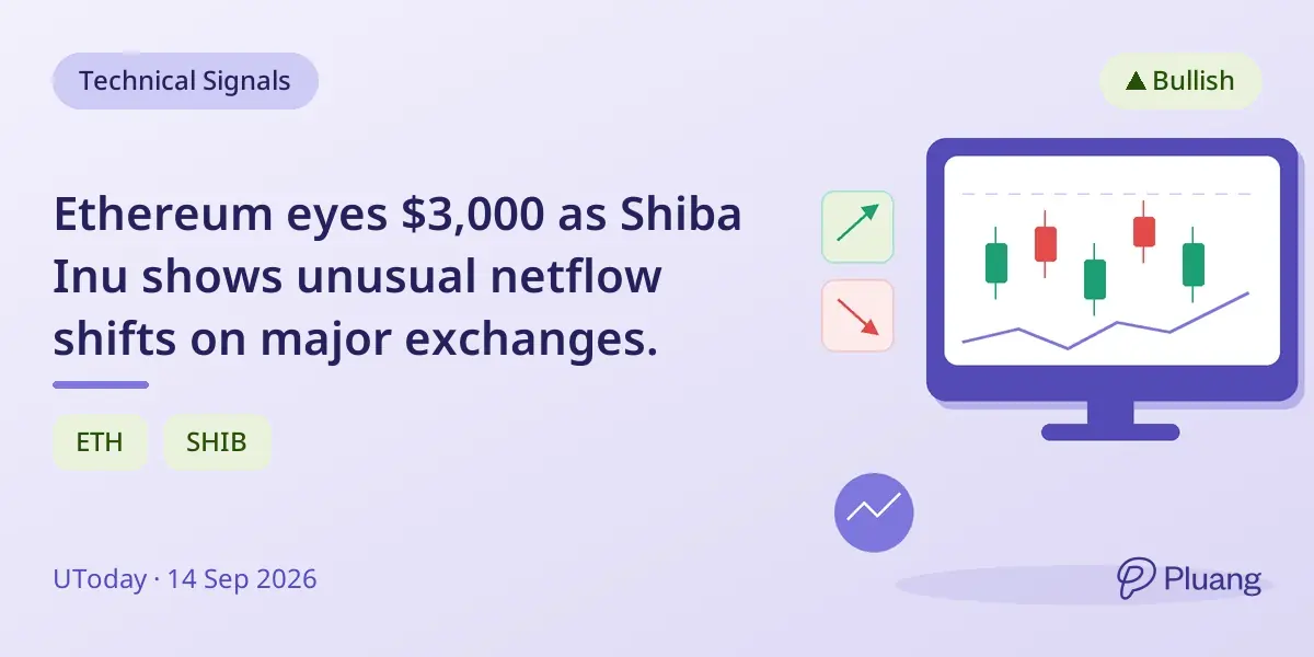 Ethereum eyes $3,000 as Shiba Inu shows unusual netflow shifts on major exchanges. - Pluang