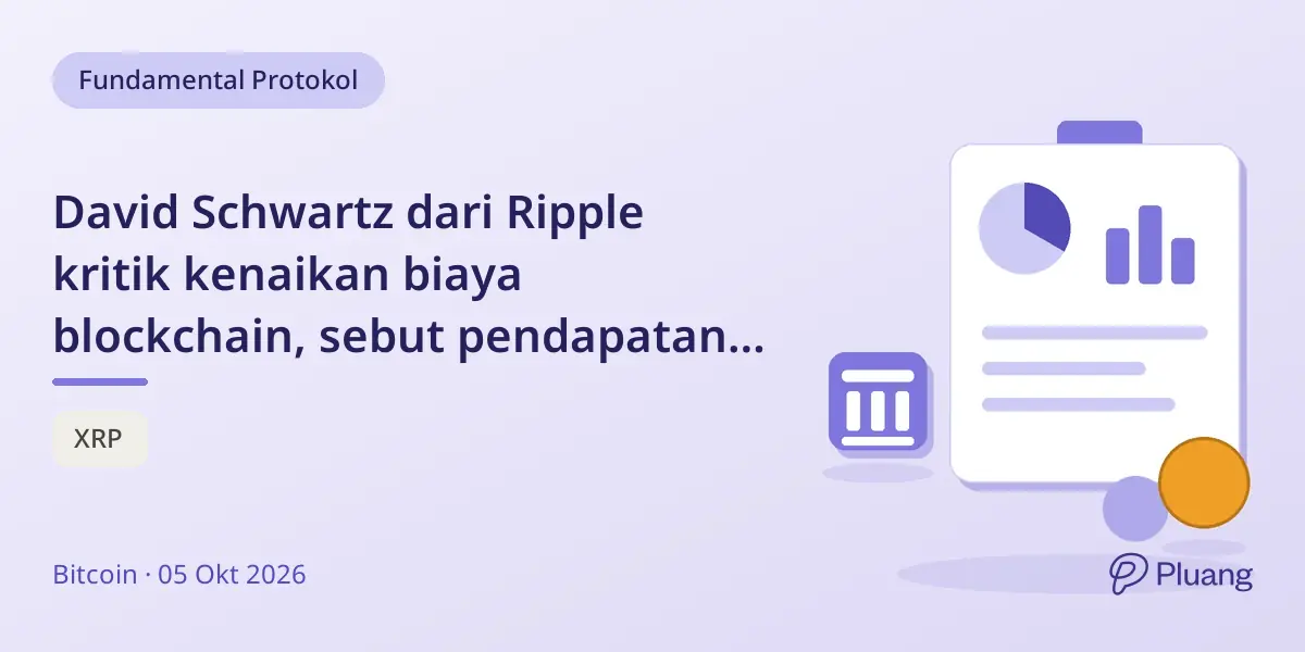 David Schwartz dari Ripple kritik kenaikan biaya blockchain, sebut pendapatan biaya metrik buruk bagi pengguna.