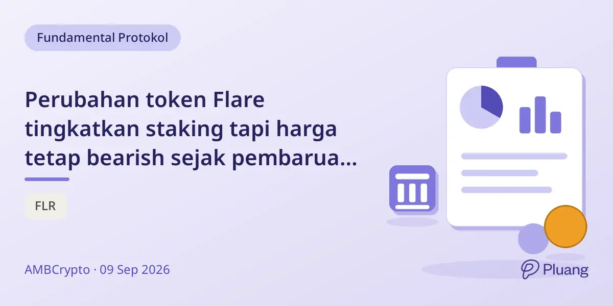 Perubahan token Flare tingkatkan staking tapi harga tetap bearish sejak pembaruan April