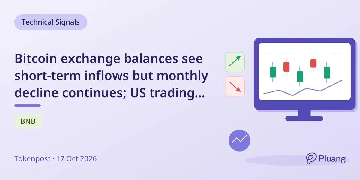Bitcoin exchange balances see short-term inflows but monthly decline continues; US trading volume rises.