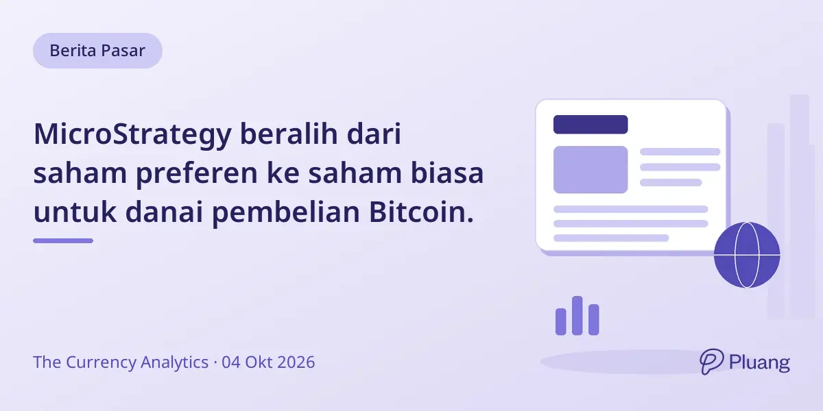 MicroStrategy beralih dari saham preferen ke saham biasa untuk danai pembelian Bitcoin.