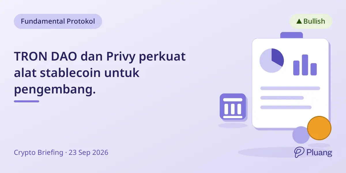 TRON DAO dan Privy perkuat alat stablecoin untuk pengembang.