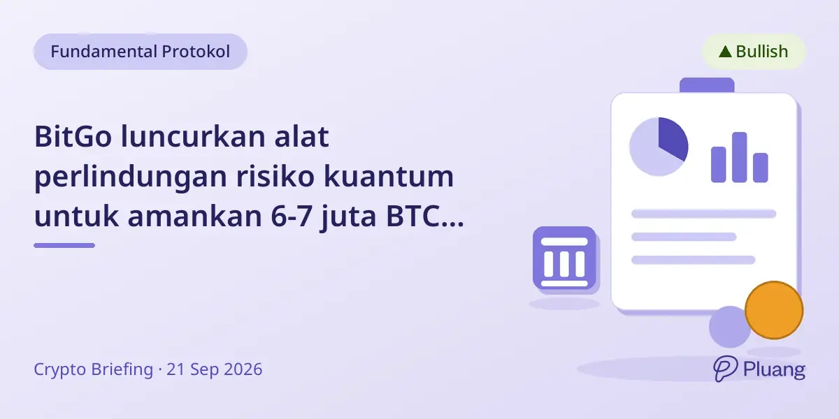 BitGo luncurkan alat perlindungan risiko kuantum untuk amankan 6-7 juta BTC dari serangan kuantum