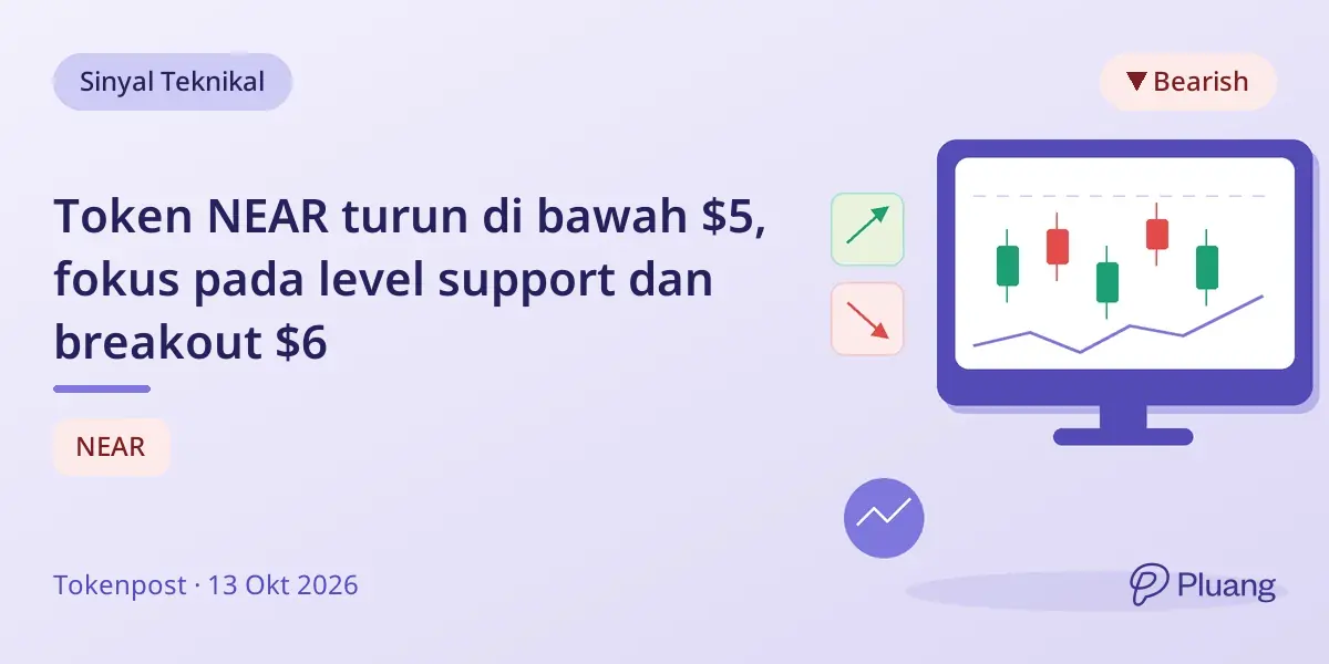 Token NEAR turun di bawah $5, fokus pada level support dan breakout $6