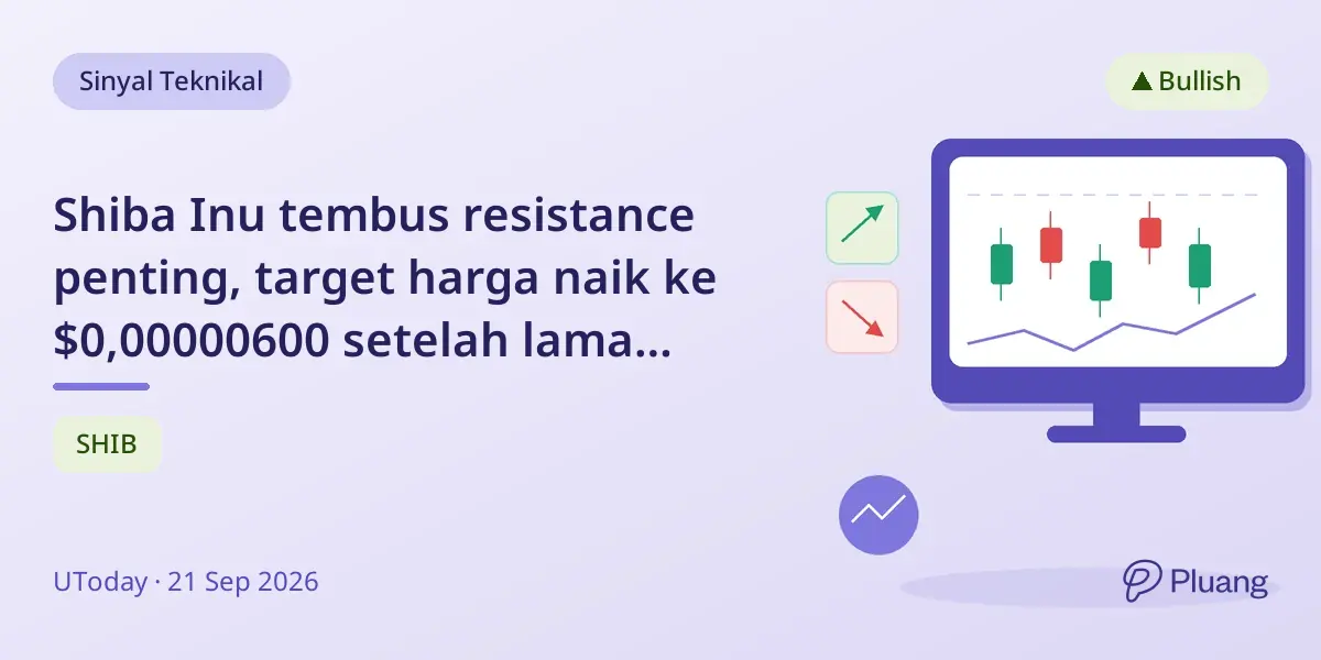Shiba Inu tembus resistance penting, target harga naik ke $0,00000600 setelah lama terkunci.