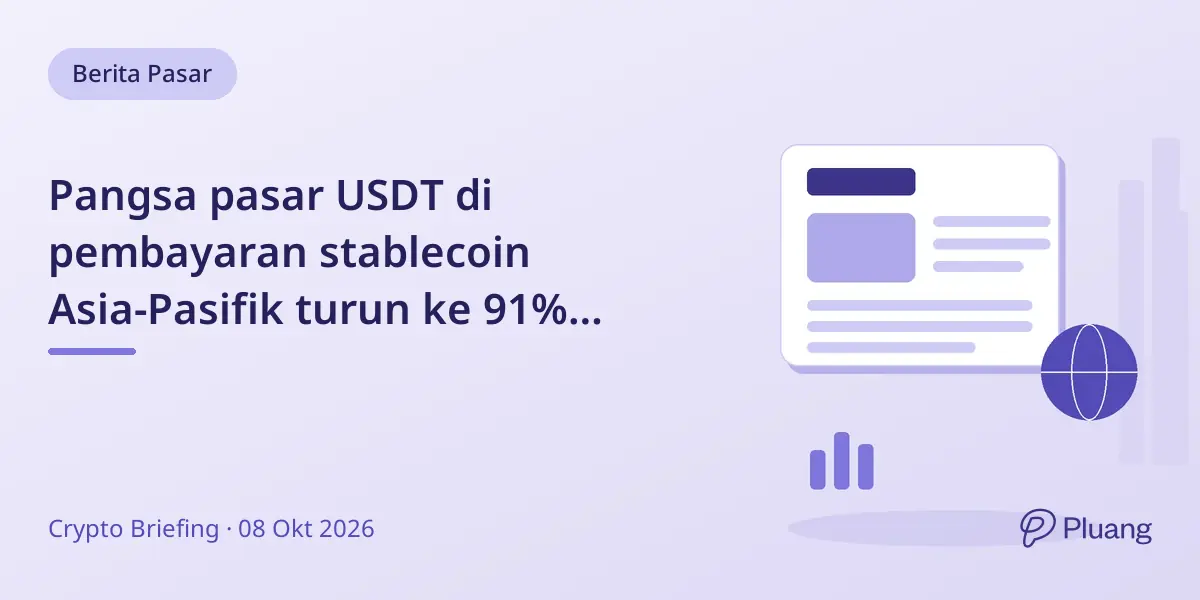 Pangsa pasar USDT di pembayaran stablecoin Asia-Pasifik turun ke 91% karena koin patuh aturan makin diminati