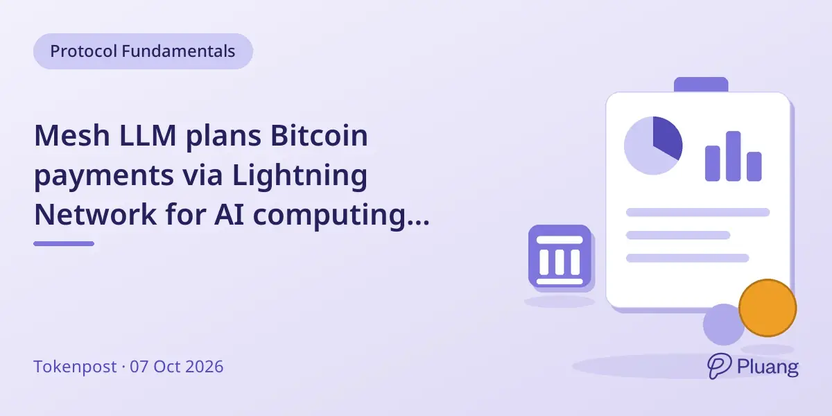 Mesh LLM plans Bitcoin payments via Lightning Network for AI computing resources.