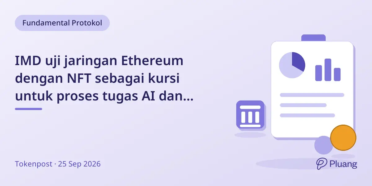 IMD uji jaringan Ethereum dengan NFT sebagai kursi untuk proses tugas AI dan permintaan berbayar.