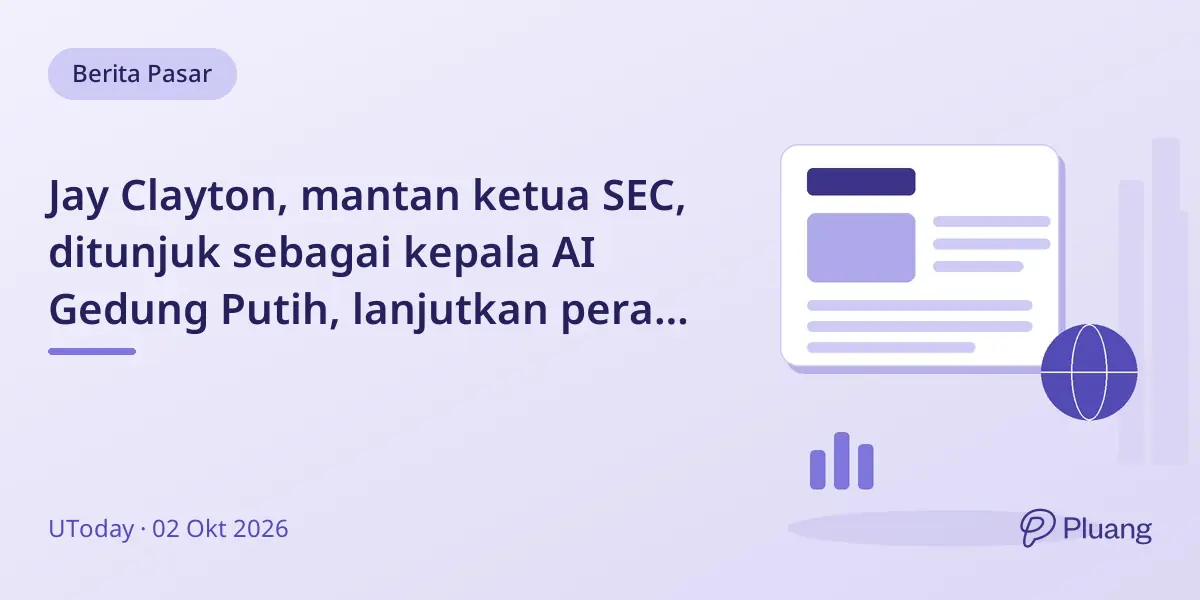 Jay Clayton, mantan ketua SEC, ditunjuk sebagai kepala AI Gedung Putih, lanjutkan peran penting di teknologi dan regulasi.