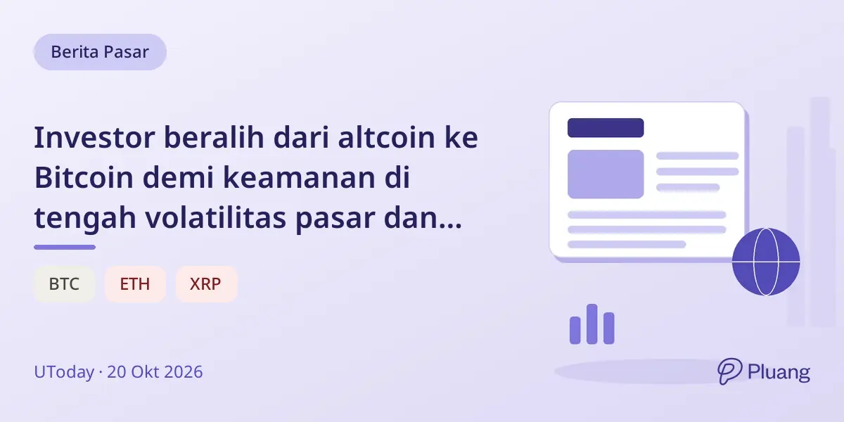 Investor beralih dari altcoin ke Bitcoin demi keamanan di tengah volatilitas pasar dan kekhawatiran inflasi AS.