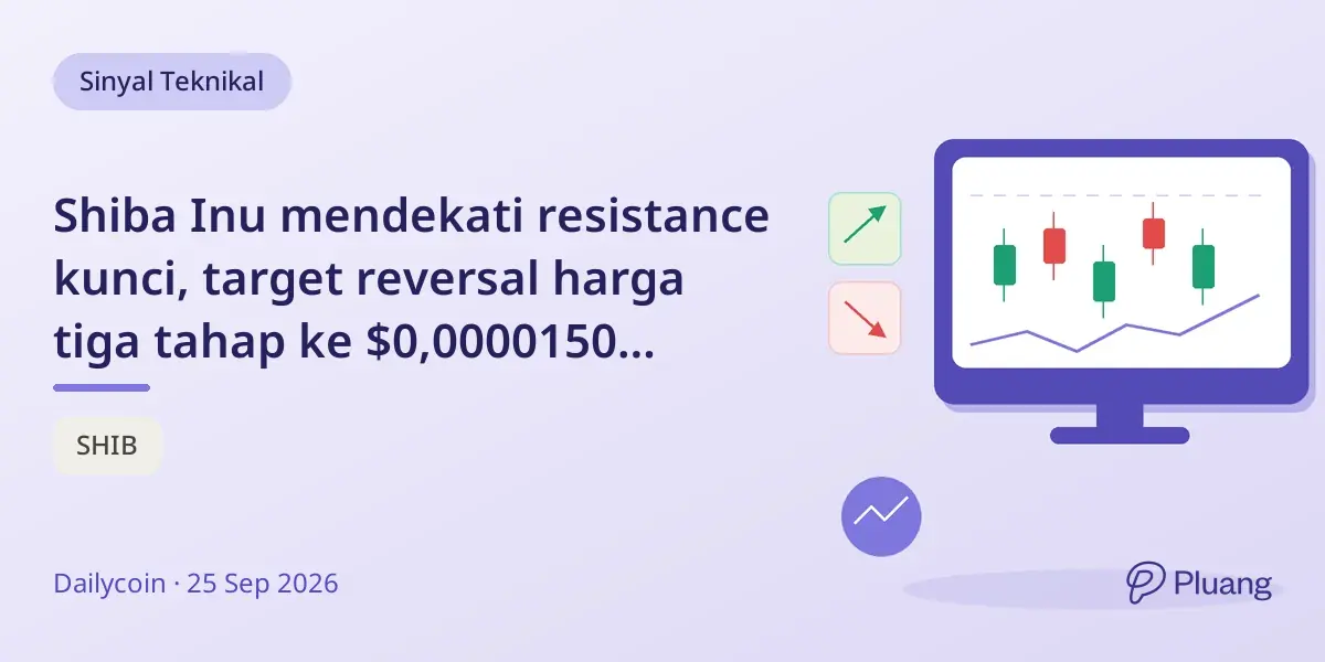 Shiba Inu mendekati resistance kunci, target reversal harga tiga tahap ke $0,0000150 setelah penurunan.