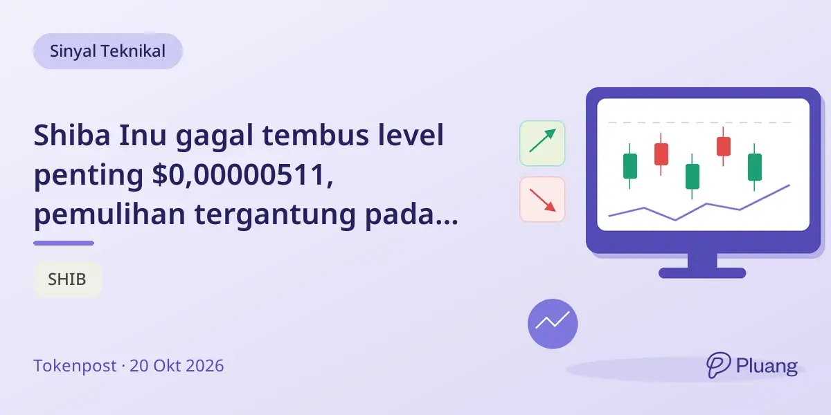 Shiba Inu gagal tembus level penting $0,00000511, pemulihan tergantung pada breakout dan volume.