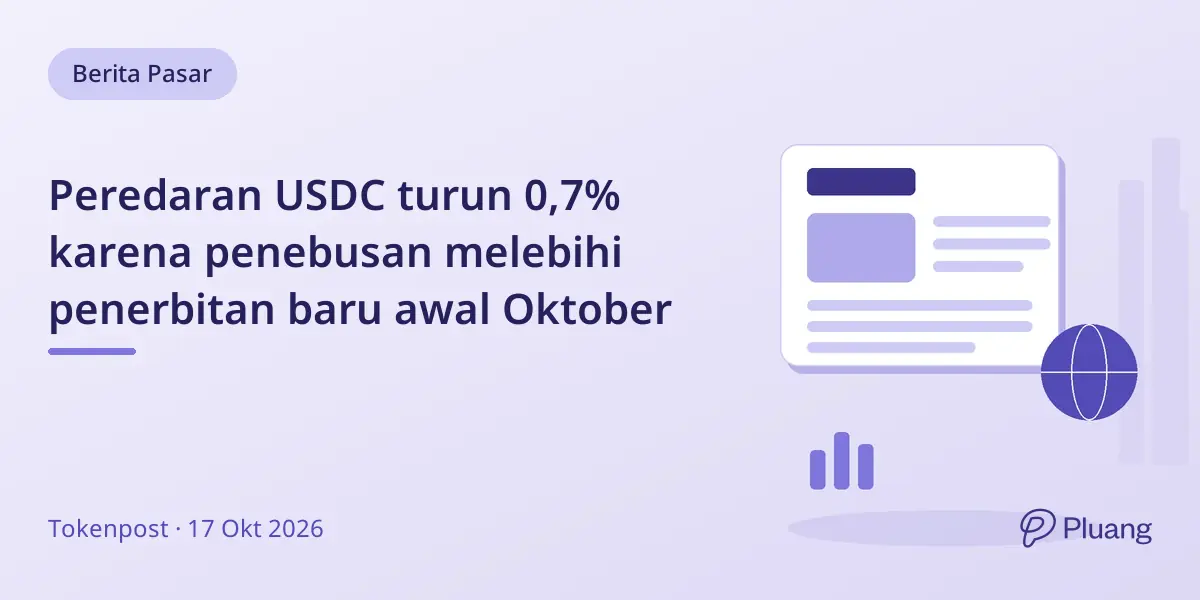 Peredaran USDC turun 0,7% karena penebusan melebihi penerbitan baru awal Oktober