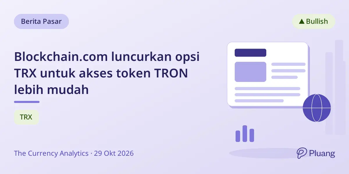 Blockchain.com luncurkan opsi TRX untuk akses token TRON lebih mudah