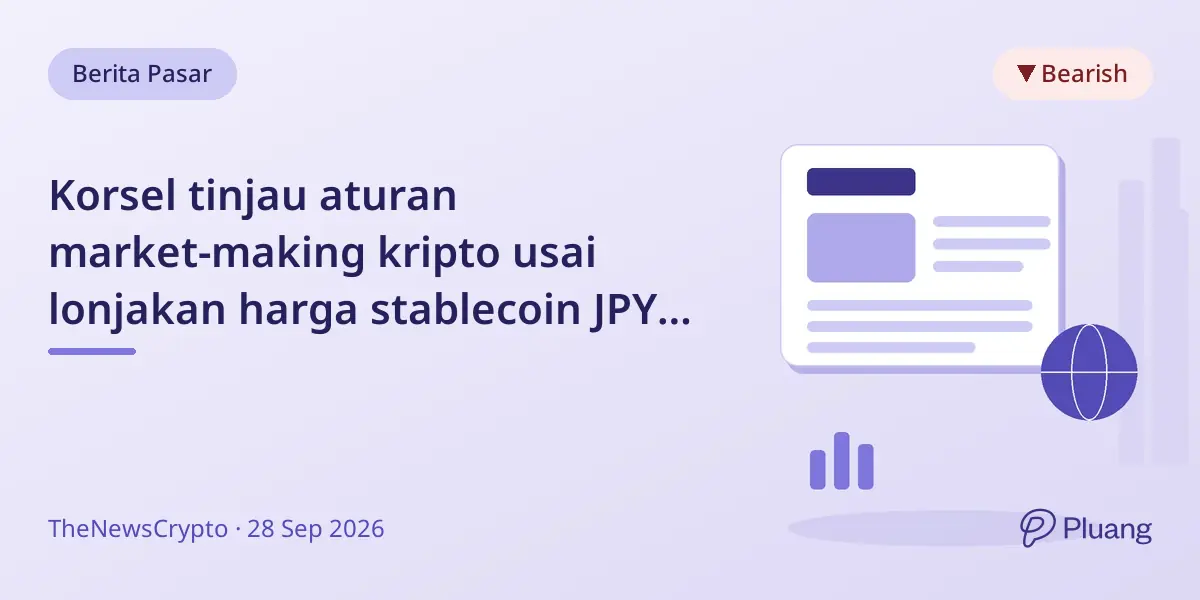 Korsel tinjau aturan market-making kripto usai lonjakan harga stablecoin JPYC di Upbit.