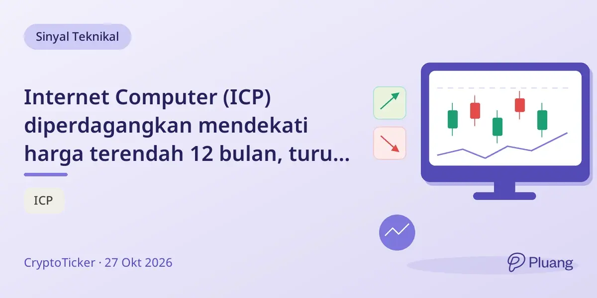 Internet Computer (ICP) diperdagangkan mendekati harga terendah 12 bulan, turun 20% tahunan dengan tren dan pasokan yang belum pasti.