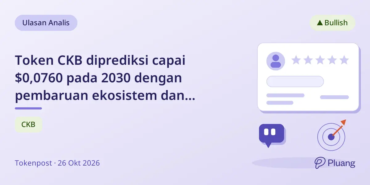 Token CKB diprediksi capai $0,0760 pada 2030 dengan pembaruan ekosistem dan adopsi Bitcoin Layer 2.