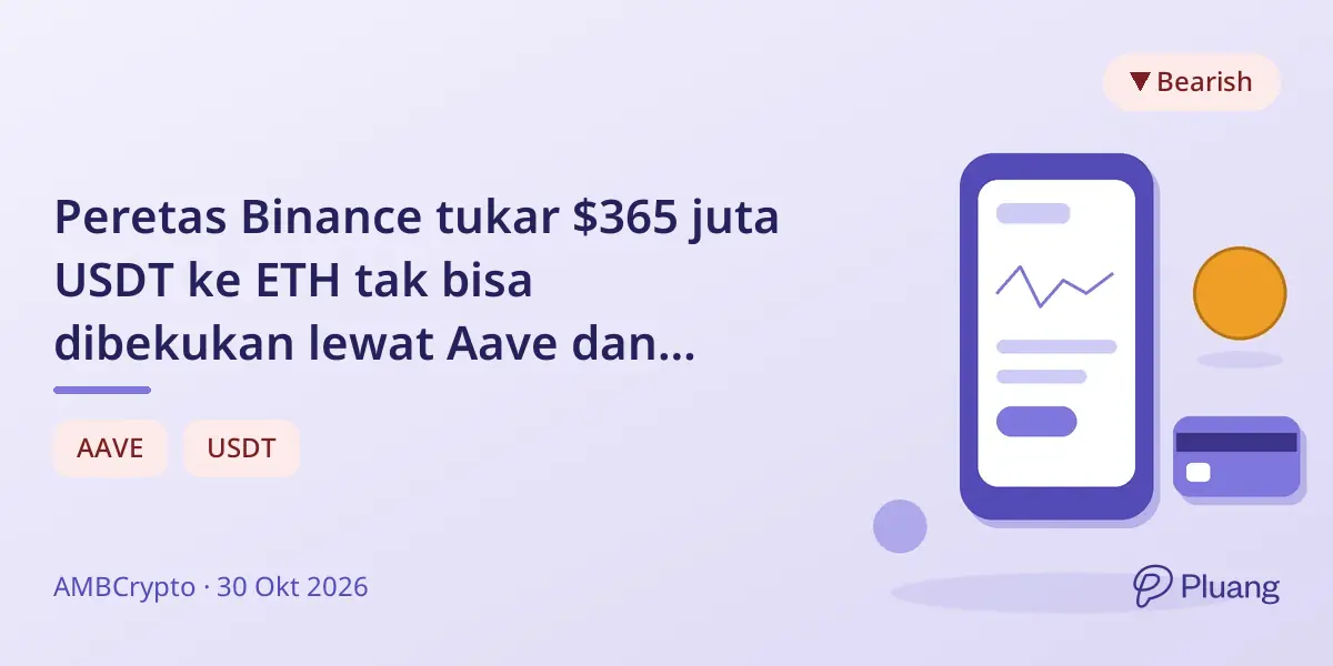 Peretas Binance tukar $365 juta USDT ke ETH tak bisa dibekukan lewat Aave dan UniswapX.