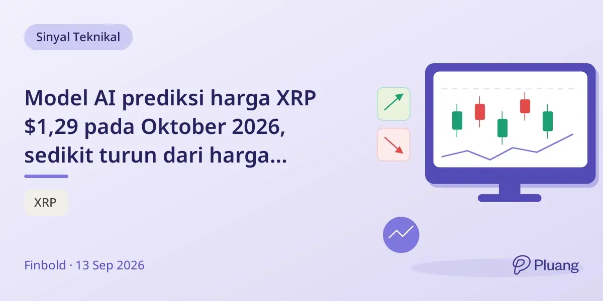 Model AI prediksi harga XRP $1,29 pada Oktober 2026, sedikit turun dari harga sekarang.