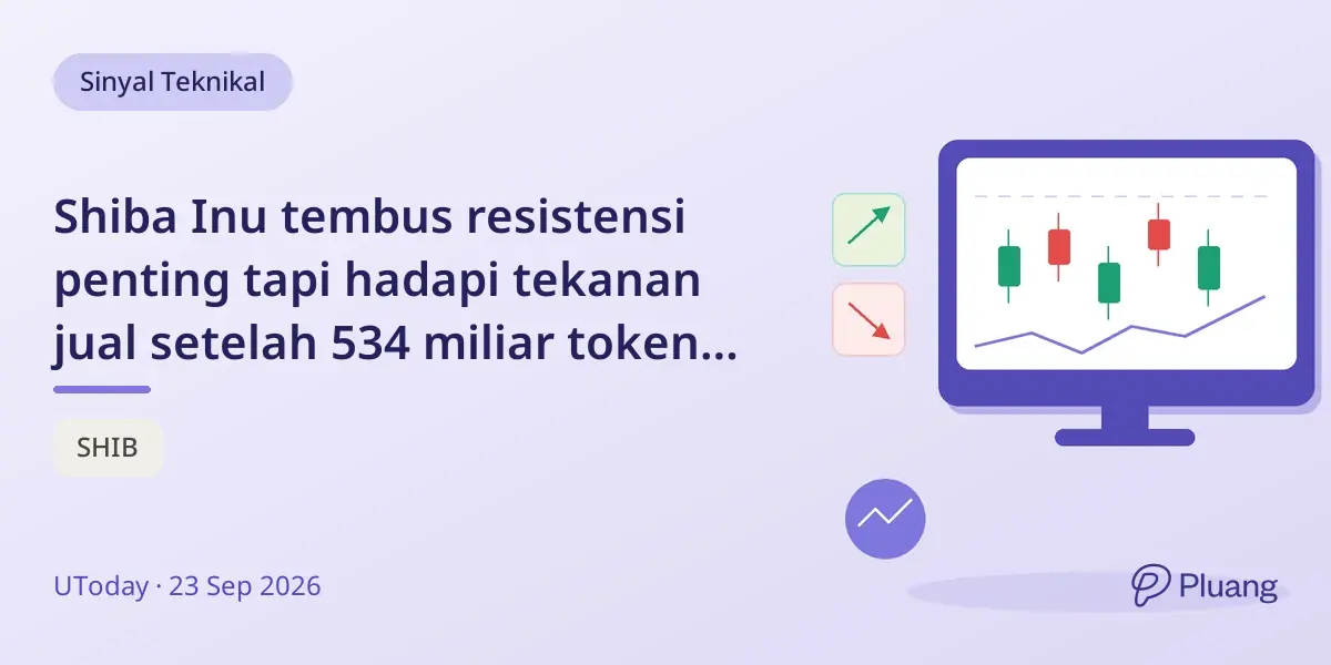 Shiba Inu tembus resistensi penting tapi hadapi tekanan jual setelah 534 miliar token diperdagangkan 24 jam