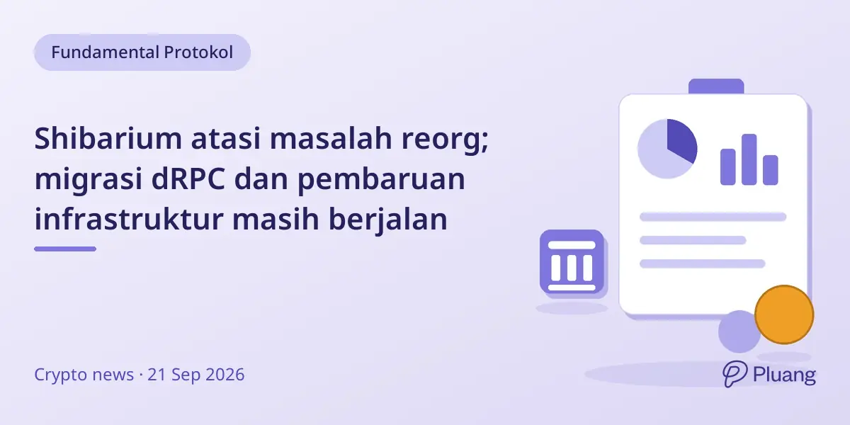 Shibarium atasi masalah reorg; migrasi dRPC dan pembaruan infrastruktur masih berjalan