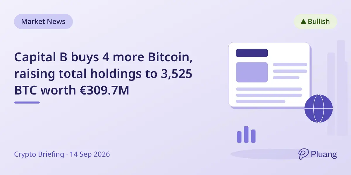 Capital B buys 4 more Bitcoin, raising total ho...