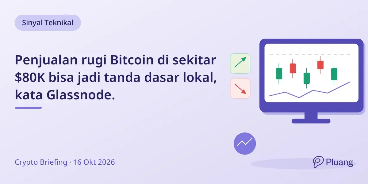 Penjualan rugi Bitcoin di sekitar $80K bisa jadi tanda dasar lokal, kata Glassnode.