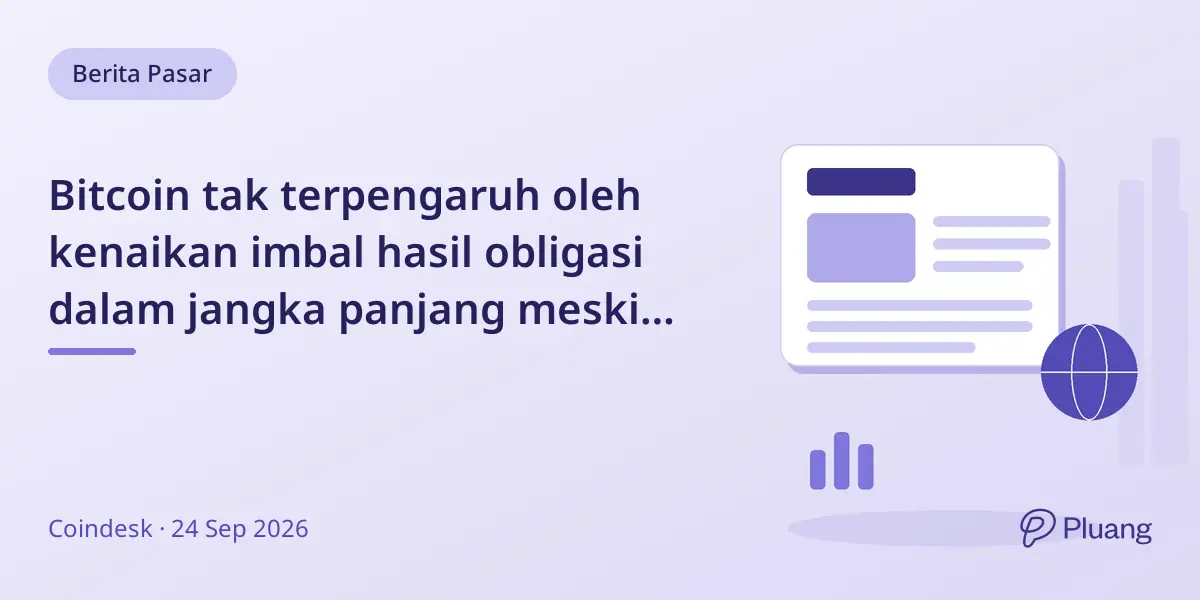 Bitcoin tak terpengaruh oleh kenaikan imbal hasil obligasi dalam jangka panjang meski volatilitas jangka pendek berdampak.