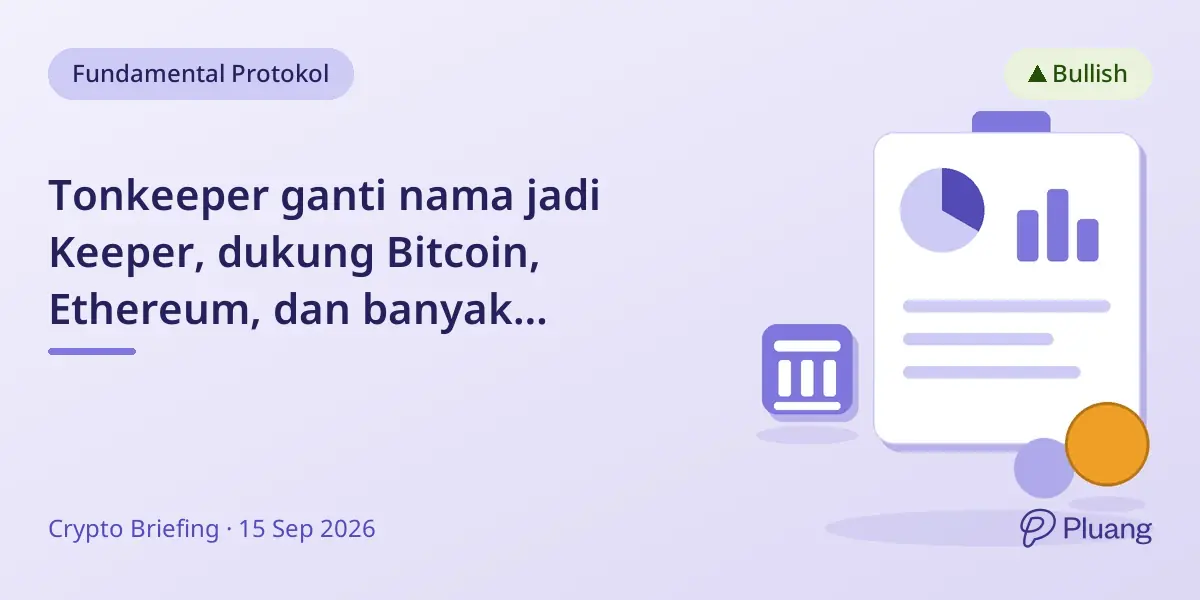 Tonkeeper ganti nama jadi Keeper, dukung Bitcoin, Ethereum, dan banyak blockchain lain