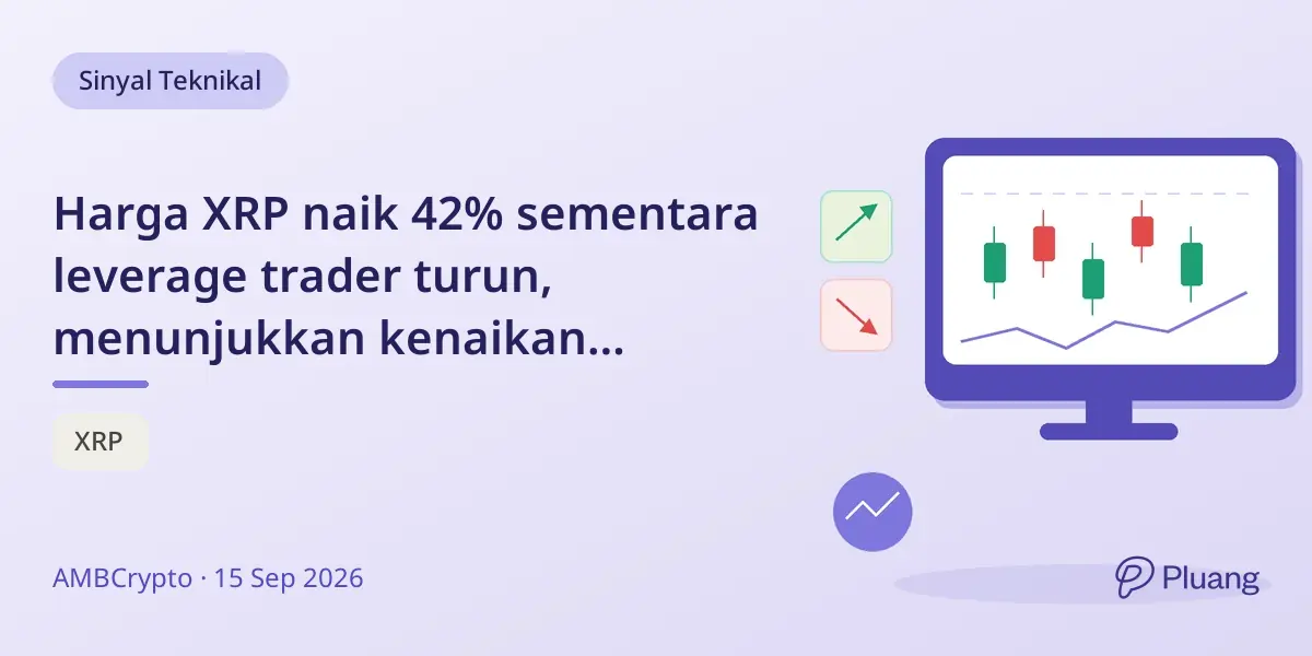 Harga XRP naik 42% sementara leverage trader turun, menunjukkan kenaikan didorong pembelian spot di $1,49.