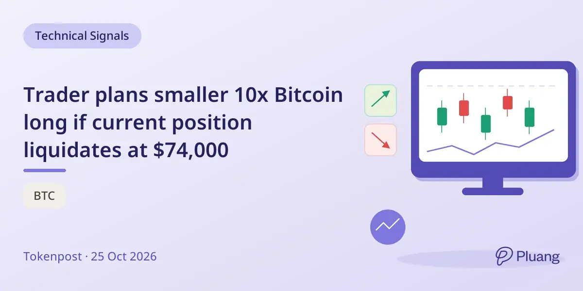 Trader plans smaller 10x Bitcoin long if current position liquidates at $74,000