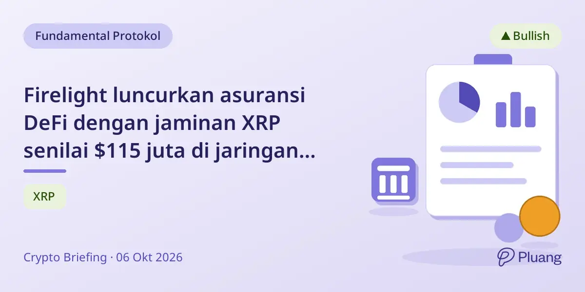 Firelight luncurkan asuransi DeFi dengan jaminan XRP senilai $115 juta di jaringan Flare.