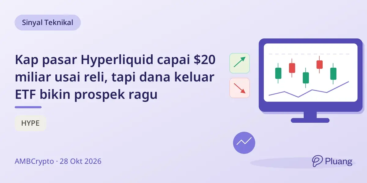Kap pasar Hyperliquid capai $20 miliar usai reli, tapi dana keluar ETF bikin prospek ragu