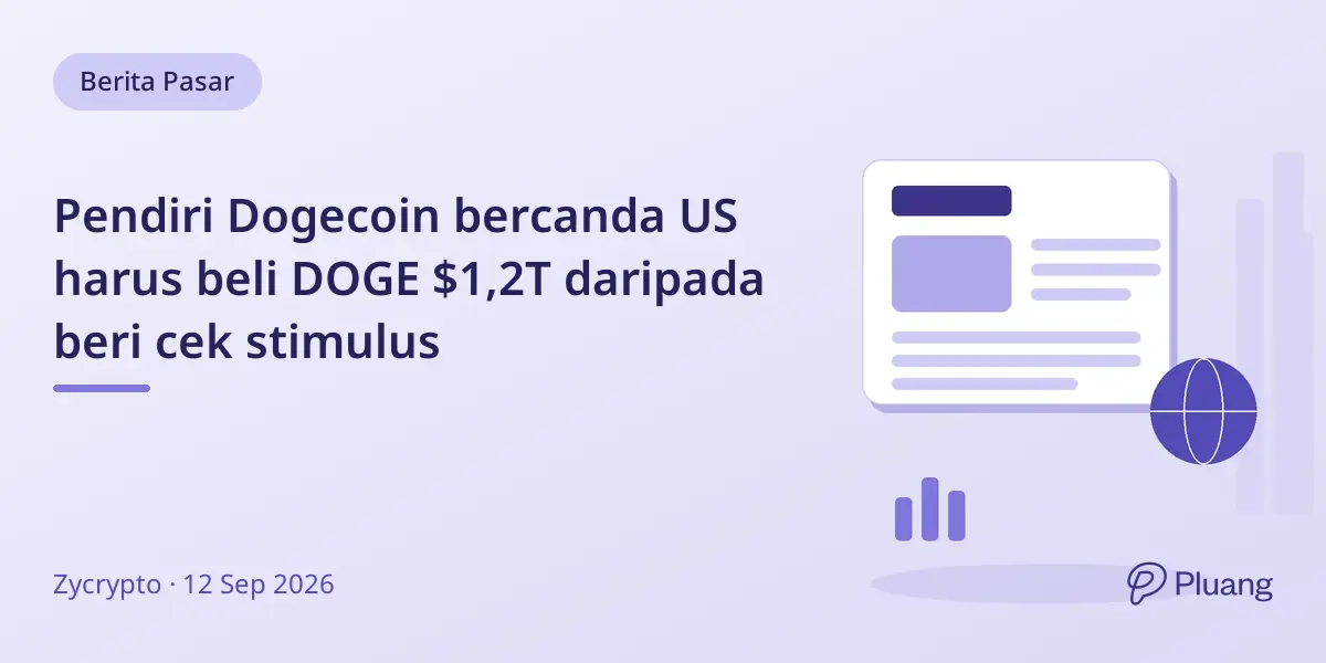 Pendiri Dogecoin bercanda US harus beli DOGE $1,2T daripada beri cek stimulus