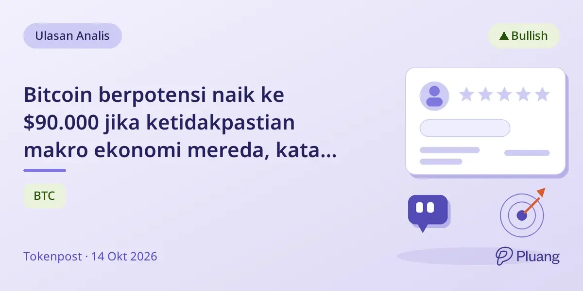 Bitcoin berpotensi naik ke $90.000 jika ketidakpastian makro ekonomi mereda, kata analis.