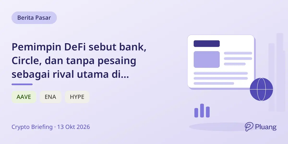 Pemimpin DeFi sebut bank, Circle, dan tanpa pesaing sebagai rival utama di TOKEN2049