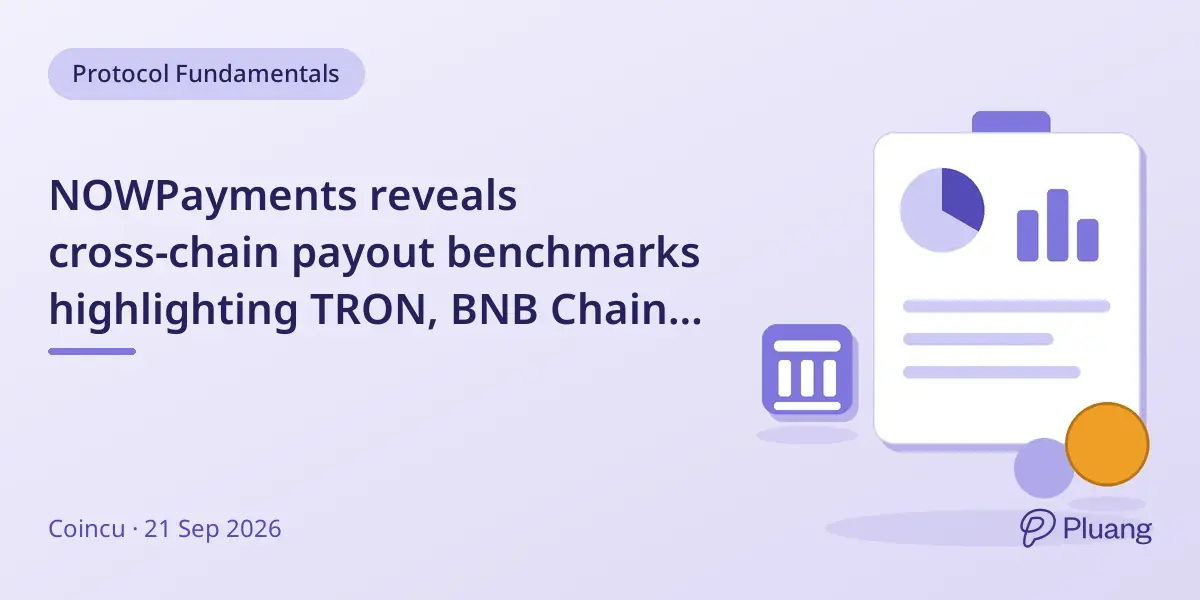 NOWPayments reveals cross-chain payout benchmarks highlighting TRON, BNB Chain, and Solana's strengths.