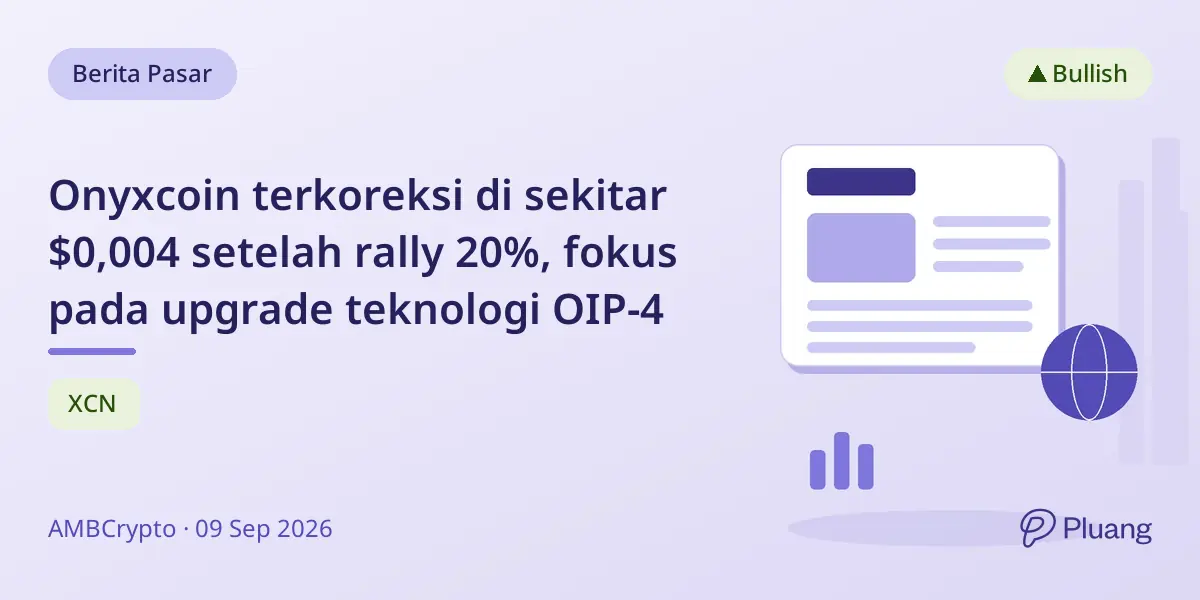 Onyxcoin terkoreksi di sekitar $0,004 setelah rally 20%, fokus pada upgrade teknologi OIP-4