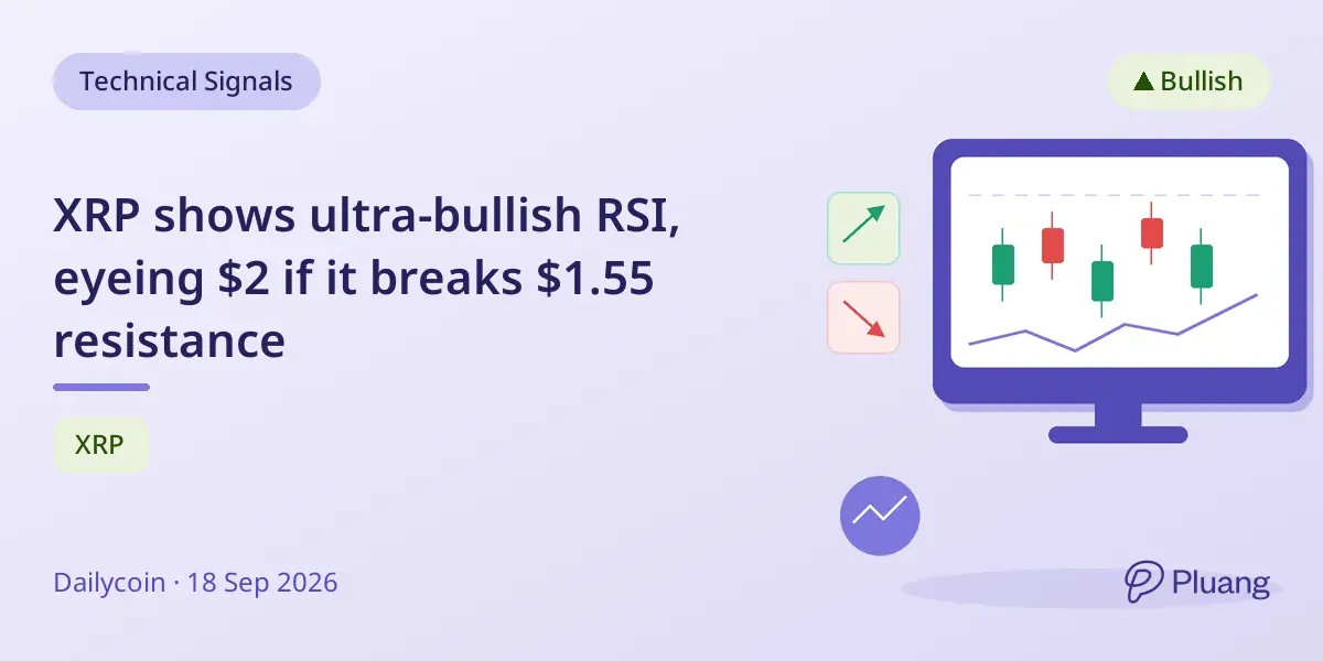 XRP shows ultra-bullish RSI, eyeing $2 if it breaks $1.55 resistance