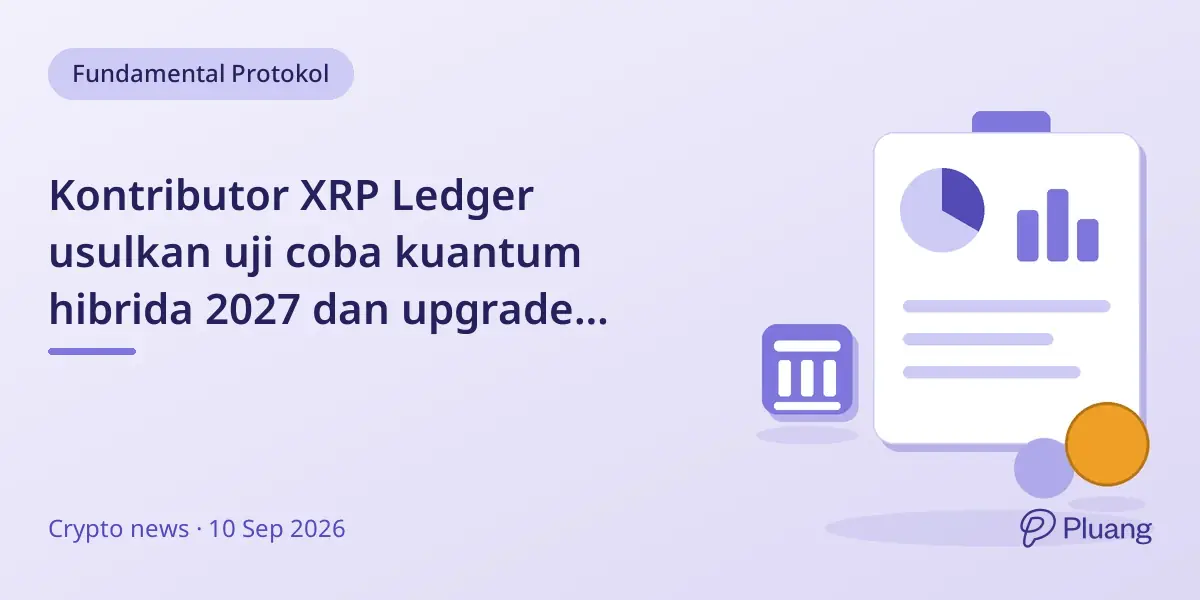 Kontributor XRP Ledger usulkan uji coba kuantum hibrida 2027 dan upgrade mainnet 2028