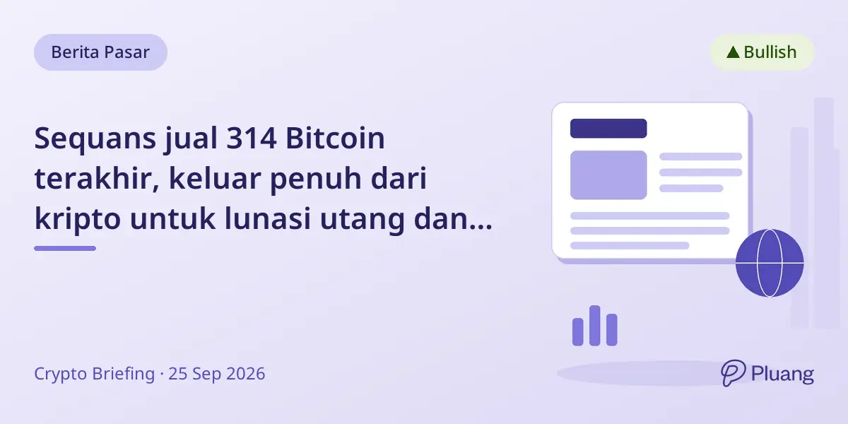 Sequans jual 314 Bitcoin terakhir, keluar penuh dari kripto untuk lunasi utang dan fokus semikonduktor