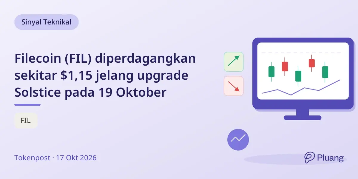 Filecoin (FIL) diperdagangkan sekitar $1,15 jelang upgrade Solstice pada 19 Oktober