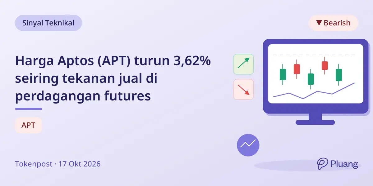 Harga Aptos (APT) turun 3,62% seiring tekanan jual di perdagangan futures