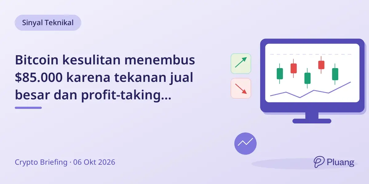Bitcoin kesulitan menembus $85.000 karena tekanan jual besar dan profit-taking pemegang jangka panjang
