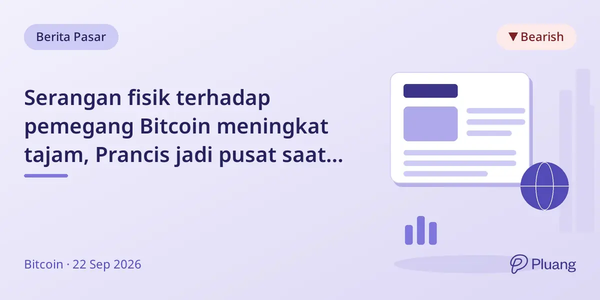Serangan fisik terhadap pemegang Bitcoin meningkat tajam, Prancis jadi pusat saat harga BTC melonjak.