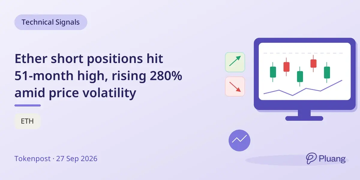 Ether short positions hit 51-month high, rising 280% amid price volatility