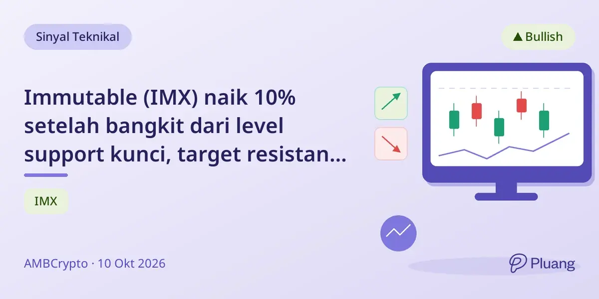 Immutable (IMX) naik 10% setelah bangkit dari level support kunci, target resistance di $0,30