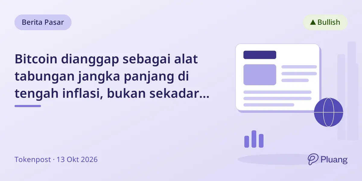 Bitcoin dianggap sebagai alat tabungan jangka panjang di tengah inflasi, bukan sekadar spekulasi, kata jurnalis Natalie Brunell.
