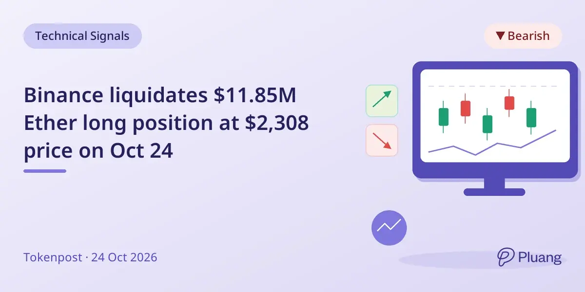 Binance liquidates $11.85M Ether long position at $2,308 price on Oct 24
